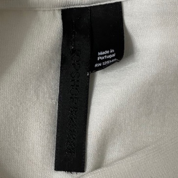 Topshop Boutique Side Tie Top Size 6 - Picture 6 of 7